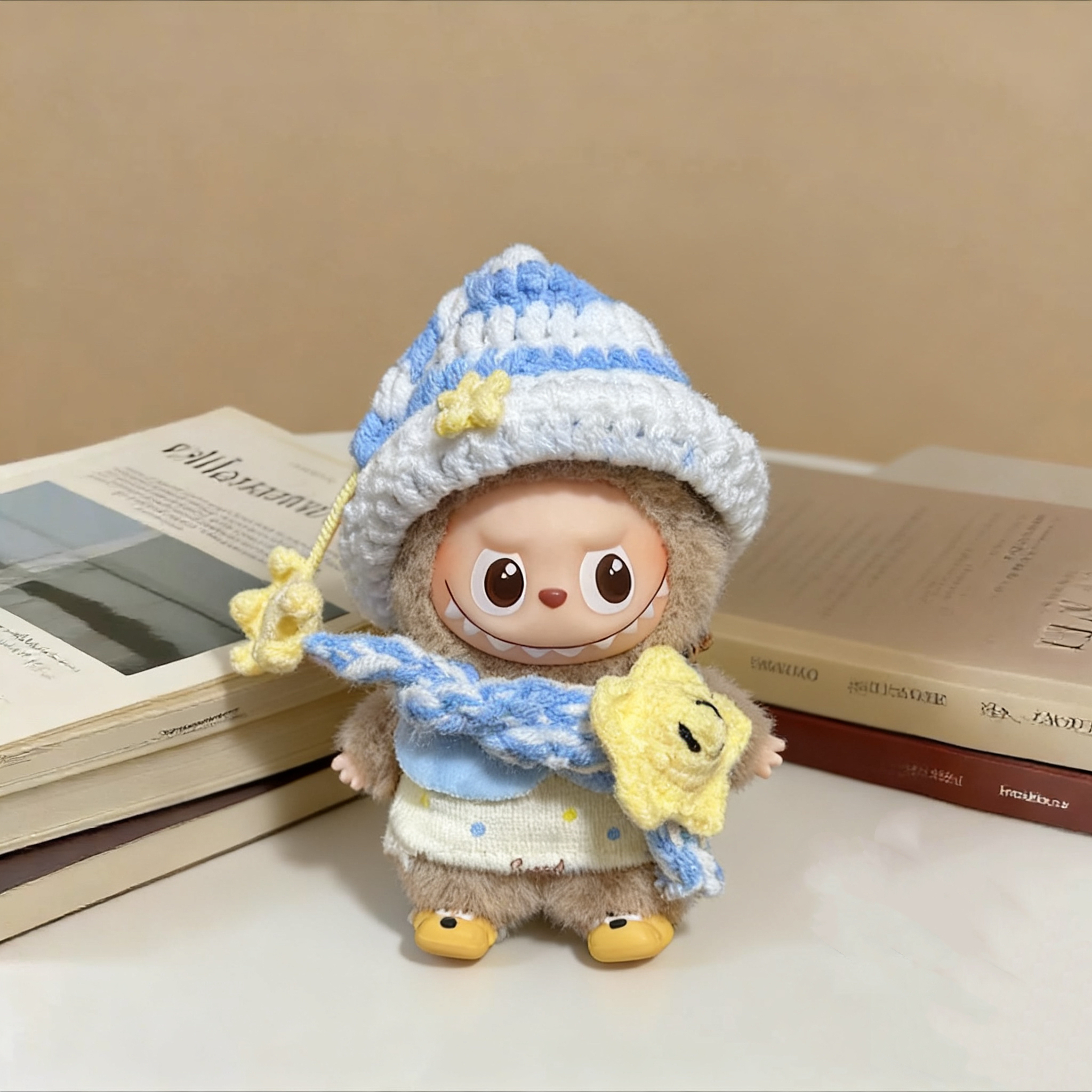 适用4.0拉布布四代labubu迷你版娃衣10cm套装衣服衣服可爱套装