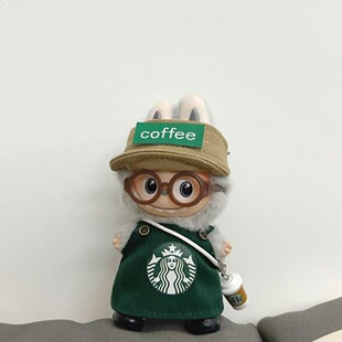 适用4.0拉布布四代mini款娃衣套装10cm娃娃衣服Labubu玩偶着替