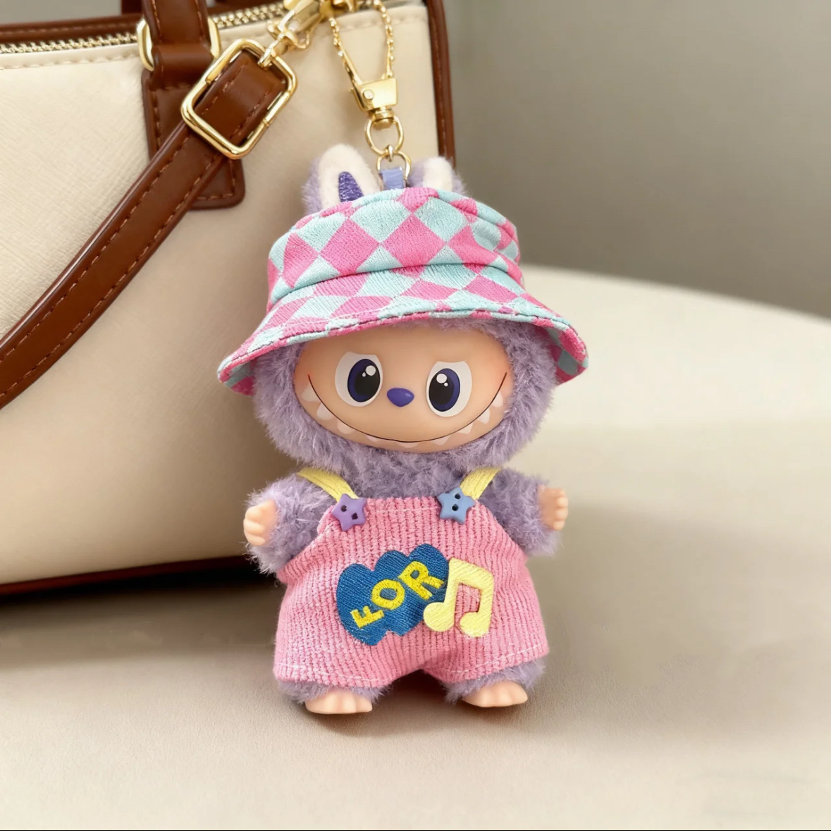 适用拉布布10cm迷你版娃衣四代4.0衣服套装娃娃衣服Labubu玩偶