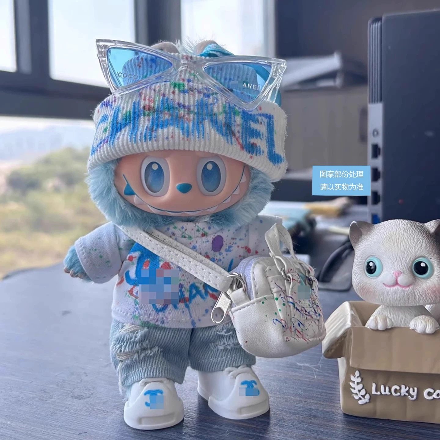 幸运适用labubu娃衣前方高能拉布布3.0服饰搪胶公仔玩偶娃衣套装,模玩/动漫/周边/娃圈三坑/桌游,潮玩娃衣,淘宝优惠券,粉丝福利购,淘宝优惠卷