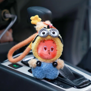 4.0星星人美味时刻曲奇小饼干10cm套装娃衣毛绒针织帽毛衣可换装