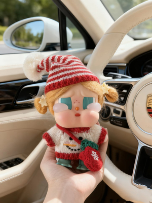 哭娃crybaby圣诞娃衣搪胶公仔圣诞节衣服饰vacation可爱超萌套装