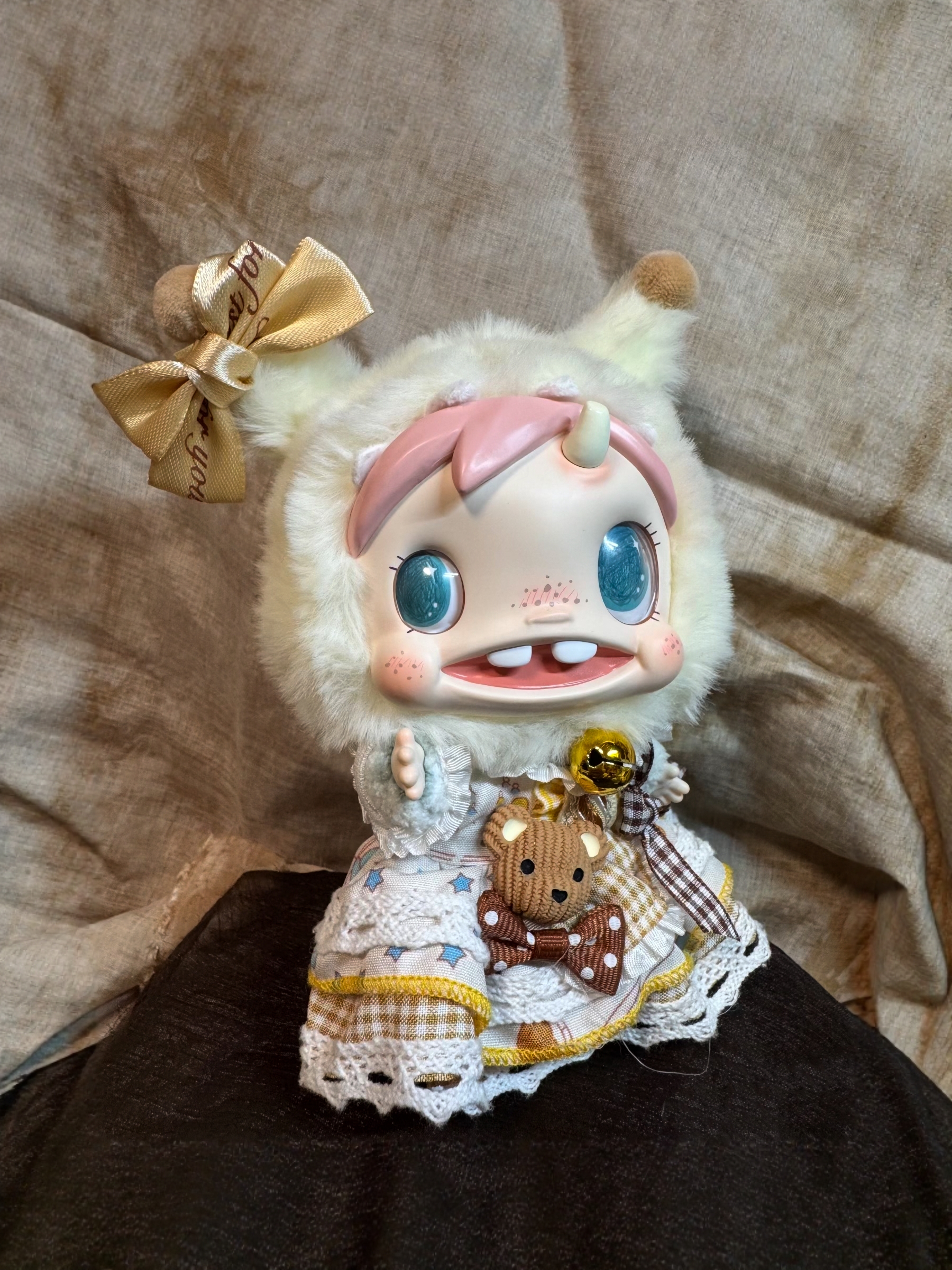 宝拉娃衣POLAR怪物收藏系列毛绒挂件手工衣服着替可换装泡泡玛特