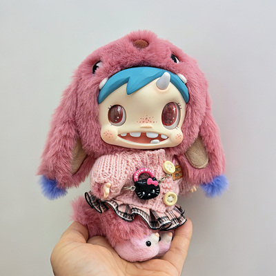 宝拉娃衣POLAR怪物收藏系列毛绒挂件手工衣服着替可换装泡泡玛特