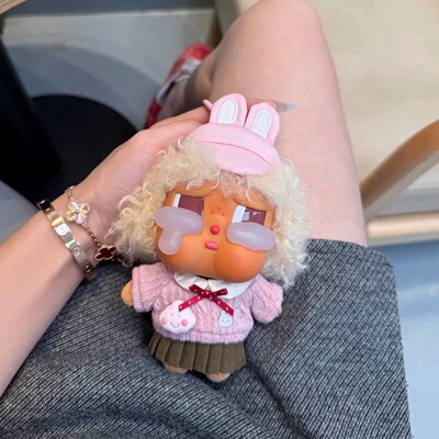 适用哭娃Crybaby vacation搪胶毛绒衣服娃衣套装秋冬毛衣裙子