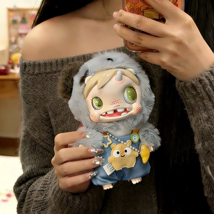 宝拉娃衣POLAR怪物收藏系列毛绒挂件手工衣服着替可换装 泡泡玛特