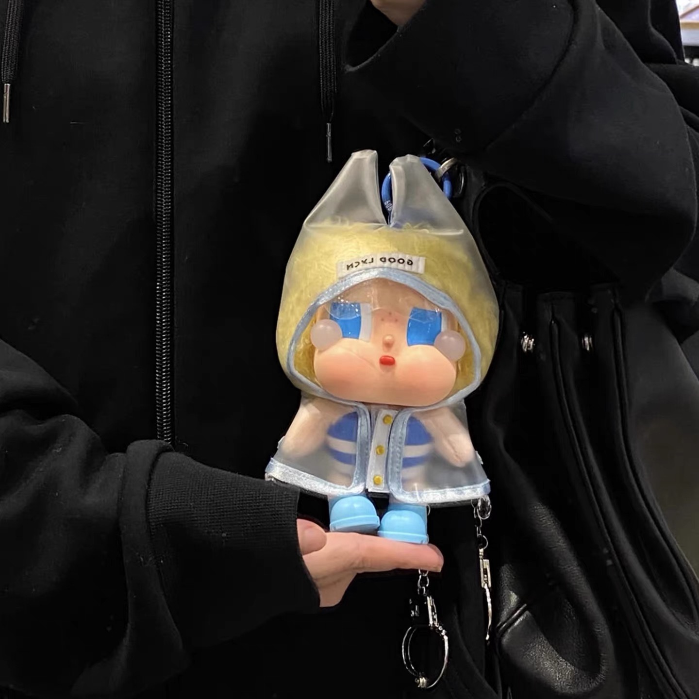 哭娃雨衣套装CRYBABY娃衣萌趣可爱配饰着替换装vacation衣服潮玩