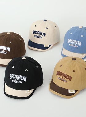 宝宝帽子春秋薄款韩版字母休闲男童鸭舌帽婴幼儿遮阳百搭棒球夏季