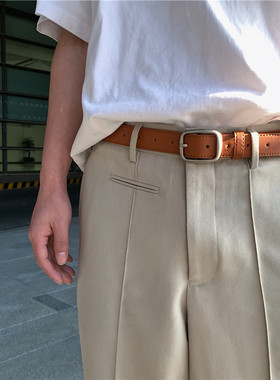 简约港风男皮带潮流ins年轻人