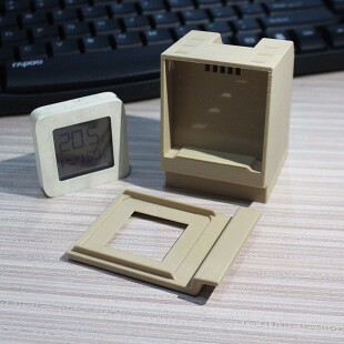 Apple Macintosh苹果麦金塔电脑外壳改装小米家温湿度计2支架摆件