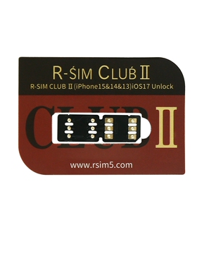 RSIM CLUB2  iphone15 美版 esim苹果手机卡贴 自动解三网5G