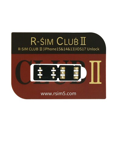 RSIM CLUB2  iphone15 美版 esim苹果手机卡贴 自动解三网5G