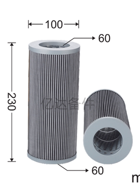 适用于P831/P559740/KS-H314-5/H5206/4857186挖掘机液压油滤芯