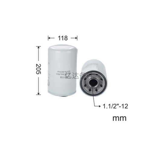 适用于山河智能SWE230 徐工XE200/XE210挖掘机发动机机油滤芯