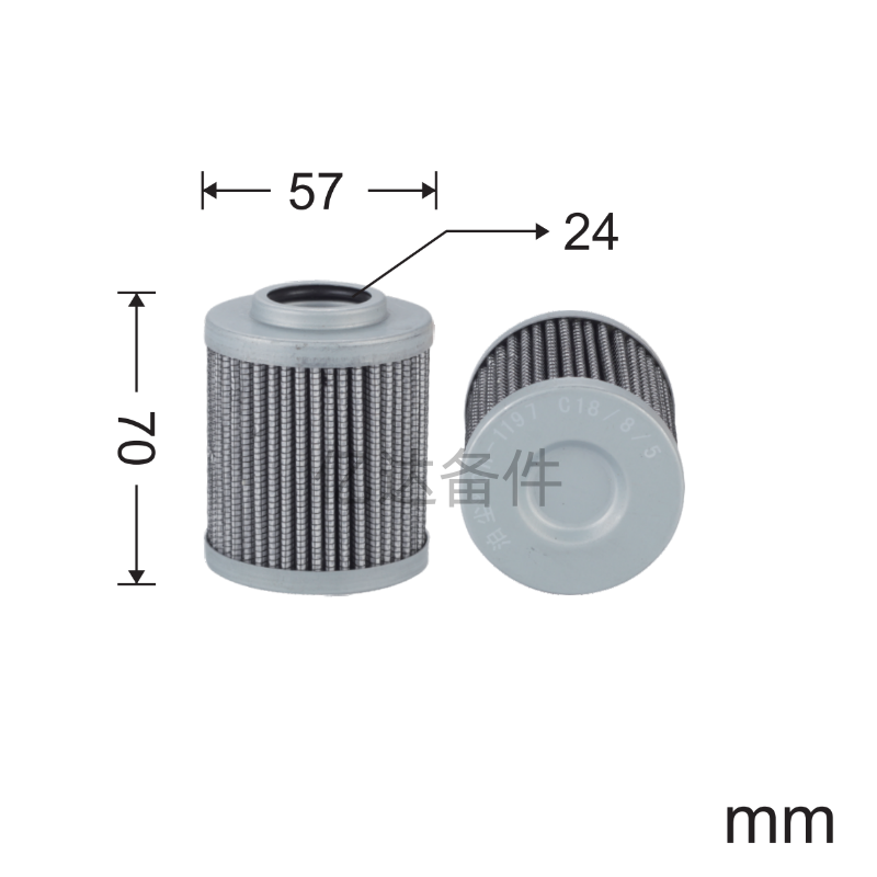 适用于沃尔沃EC120D/EC140D/15035179/442-1019挖掘机液压油滤芯