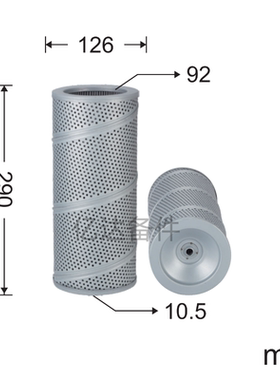 适用于RC320FD1/11026934-7/6210359/P173055挖掘机液压油滤芯
