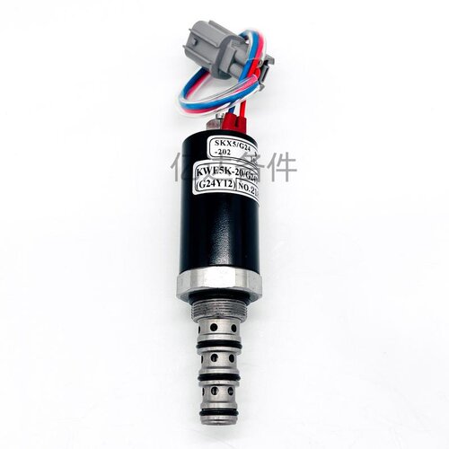 适用于神钢SK200-2/SK120-5/YN35V00005F2回转刹车电磁阀(24V)