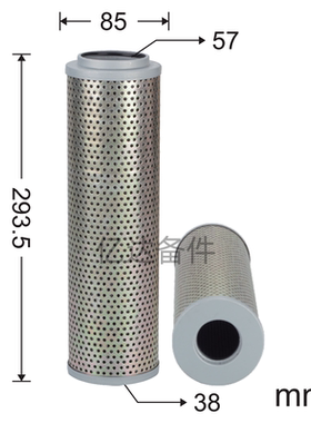适用于振宇ZY65/ZY75/FAX-160*10/803168880挖掘机液压油滤芯
