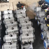 Q641F 16P不锈钢气动法兰球阀2寸4寸DN25DN50DN100防爆切断球阀