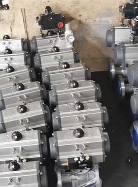 Q641F-16P不锈钢气动法兰球阀2寸4寸DN25DN50DN100防爆切断球阀