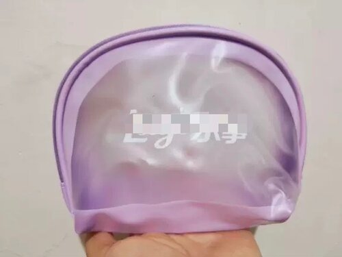 乐事赠品化妆透明便携钥匙包拎包