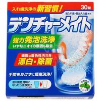 日本雅友假牙义齿清洁片牙套清洁神器老年人假牙剂除菌泡腾片30片