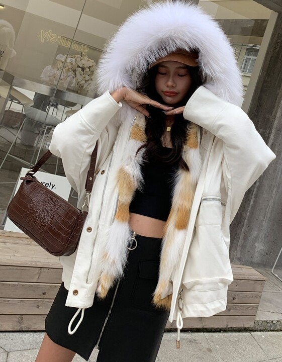 样衣孤品派克服中长款连帽羽绒服外壳外套支持定制外套加厚