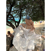 浪漫出逃 女宽松上衣夏季 薄款 Thas9i九亿 长袖 防晒衬衫 外套罩衫