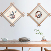 新中式客厅装饰画井字框沙发背景墙壁画餐厅卧室中国风禅意装饰画