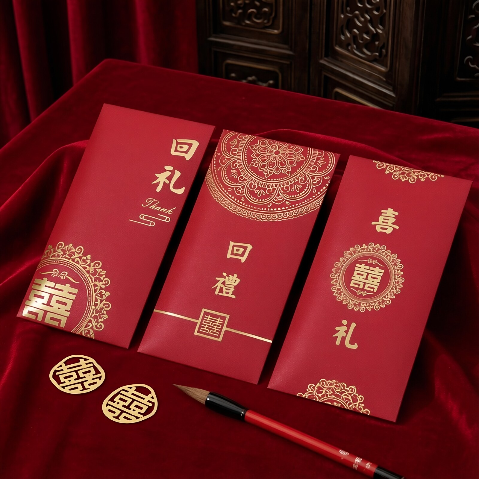 婚礼喜事通用回礼利是封