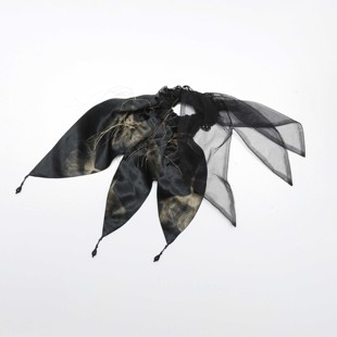 无黑为白x東黑三白/黑雾失楼台 设计感双层掉线弹力大肠发圈绳饰