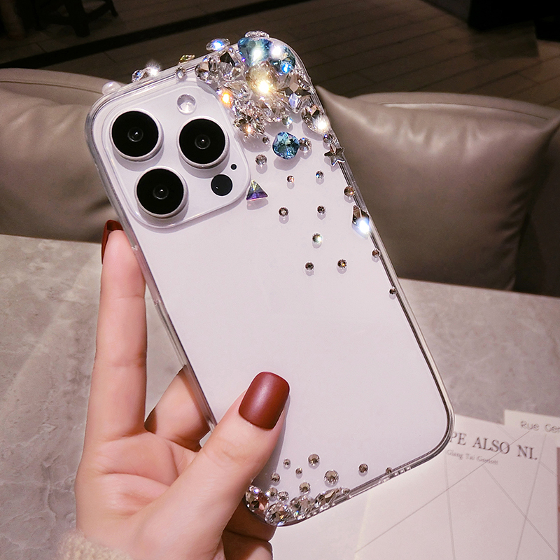 奢华水钻OPPOReno12镶钻手机壳高级感reno11pro+带钻石闪10全包软硅胶9se女Findx7保护套X6防摔A98潮牌5新款4