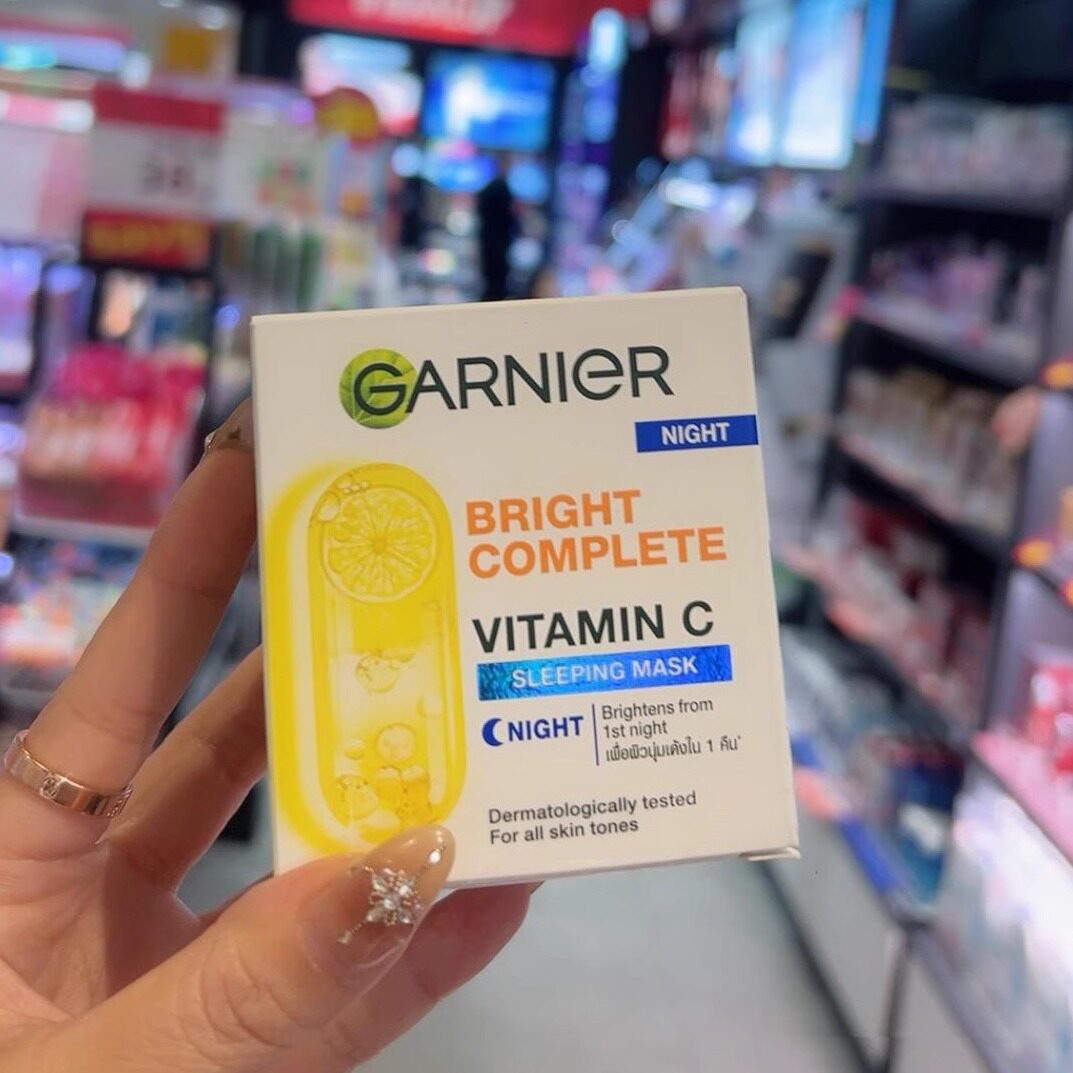 GARNIER卡尼尔泰国柠檬面霜烟酰胺vc防晒嫩肤日晚霜素颜霜spf30