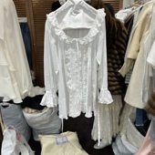 TRES 闪闪家 韩国东大门代购 BIEN荷叶边系带甜美连衣裙