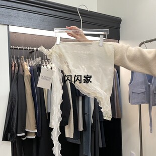 现货闪闪家 韩国东大门代购MORE THAN YESTERDAY层叠花边遮屁帘