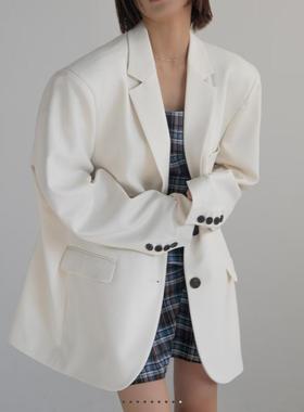 现货 闪闪家 韩国东大门代购FLAUNT经典大板型宽大时髦春款西装