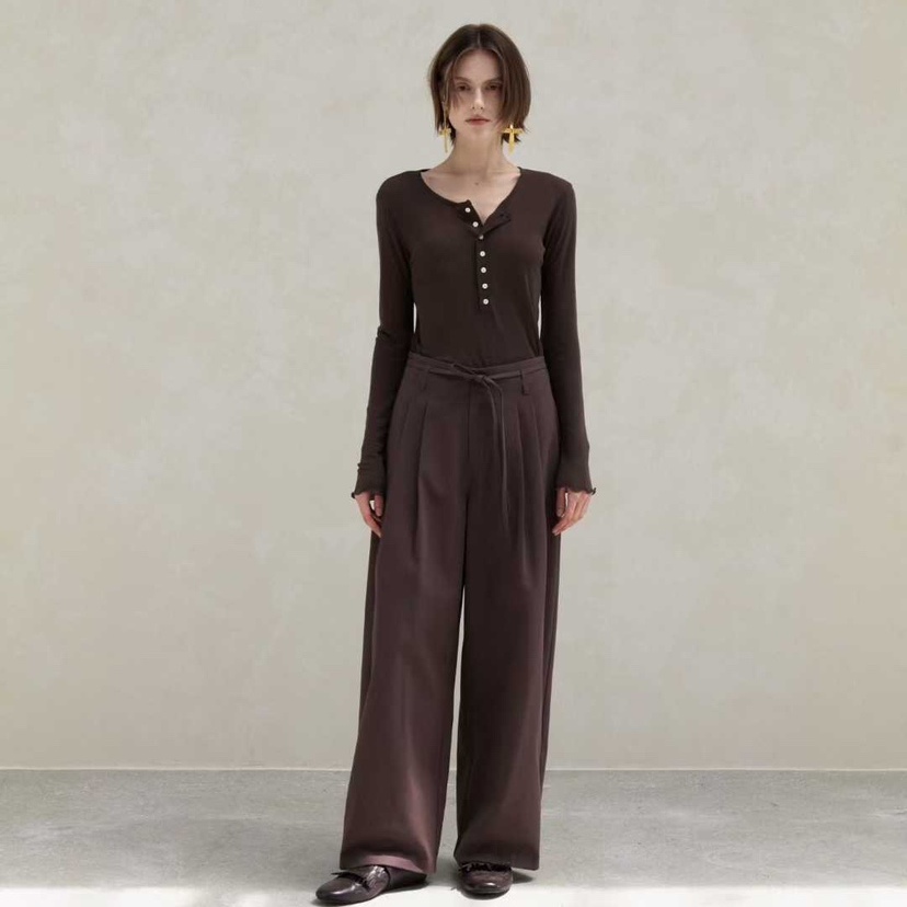 NEROLI36裤腰系带休闲气质