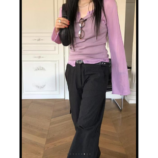 现货打折 闪闪家韩国东大门代购MORE THAN YESTERDAY吊带微透罩衫