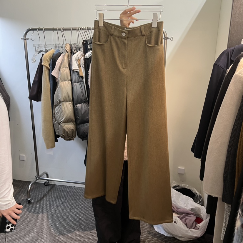 MORETHANYESTERDAY毛呢休闲裤