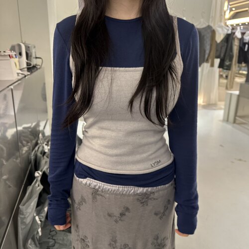 LOVEYOUSOMUCH弹力针织吊带
