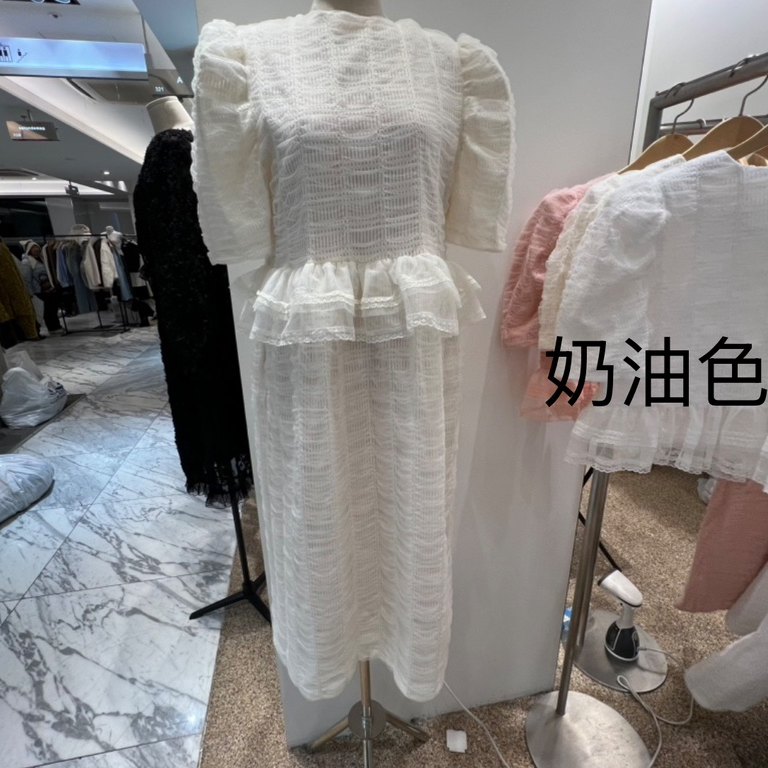 闪闪家 韩国东大门代购A.STORE春新格纹泡泡袖公主连衣裙,女装/女士精品,连衣裙,淘宝优惠券,粉丝福利购,淘宝优惠卷