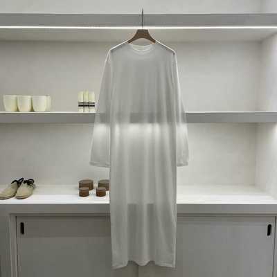 现货打折WATER纯棉显瘦长t连衣裙