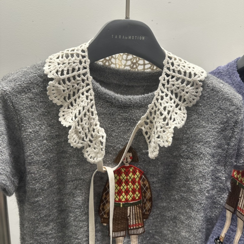 TARABYMOTION精致钩花波浪