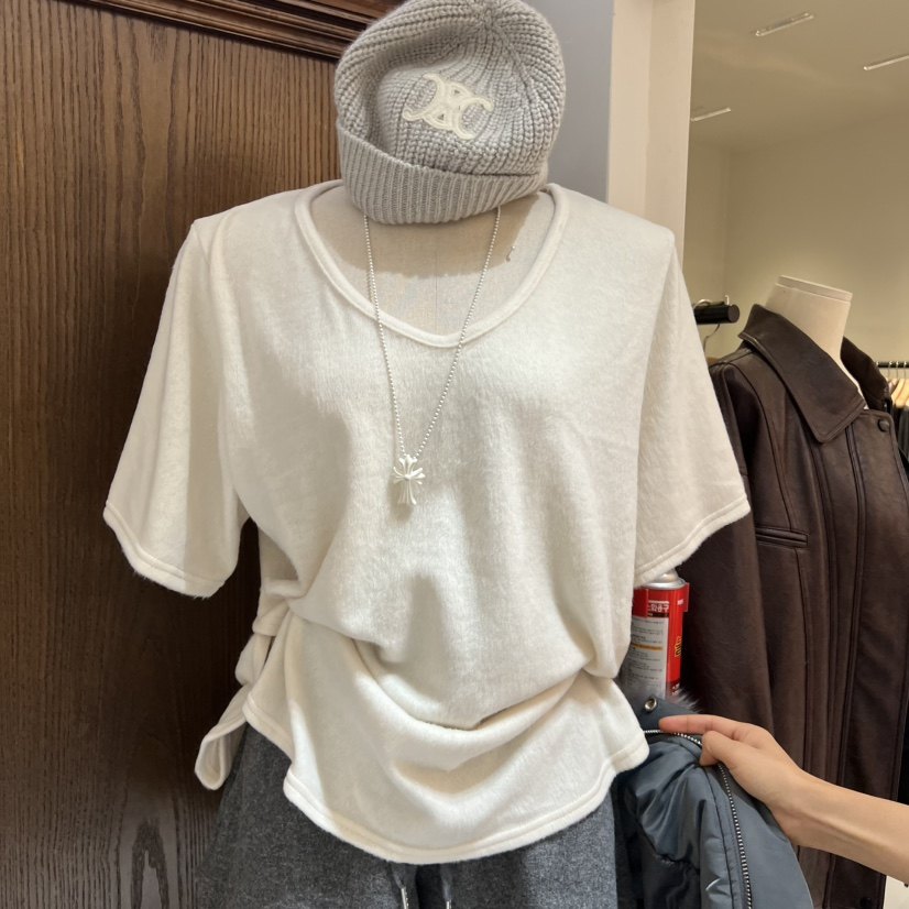 现货VIRKIN毛茸茸奶呼呼秋冬打底