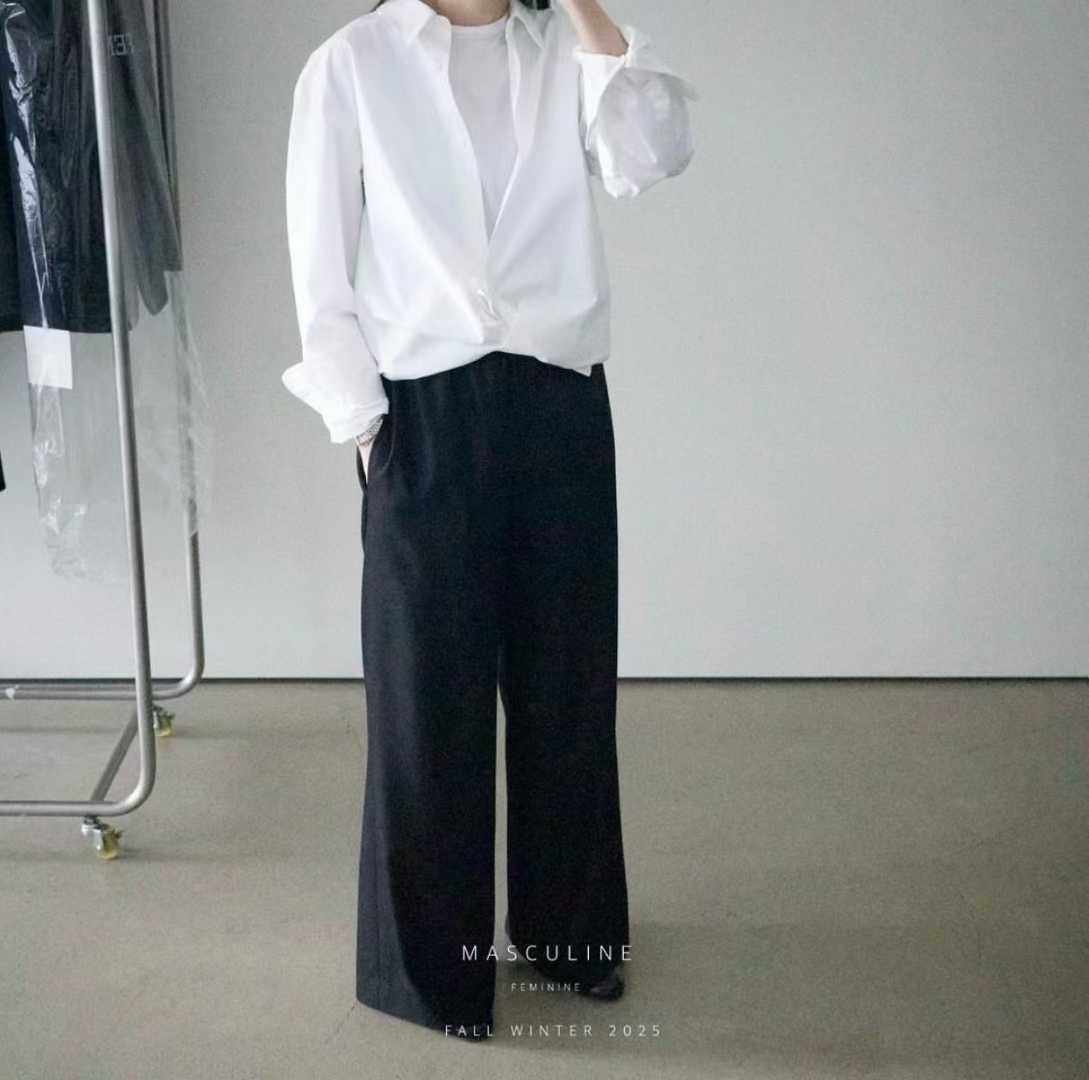 MASCULINE基础款羊毛呢舒适休闲