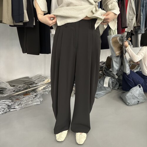 MAISONSTAFF打褶腰头时髦休闲