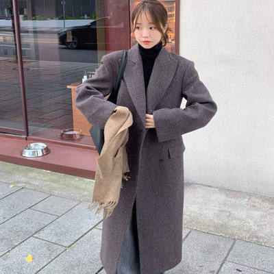 TOOGOOD羊毛呢质感束腰大衣