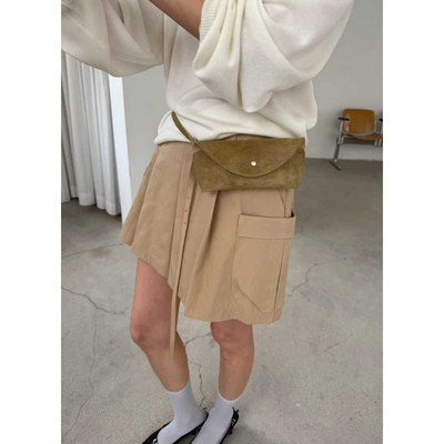 BETTER休闲卡其裙裤时髦百搭