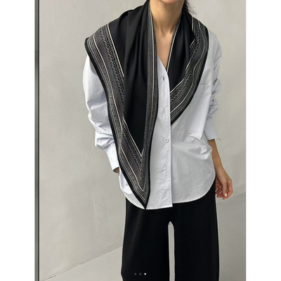 现货韩国代购MAISONSTAFF丝巾