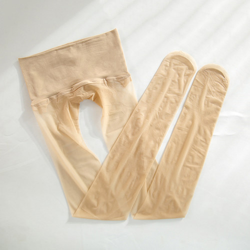 双装无缝低腰裆部360度连裤袜